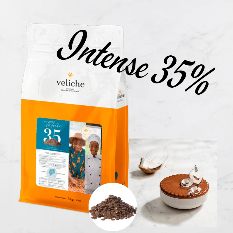Intense 35% - Belgická mliečna čokoláda 10kg