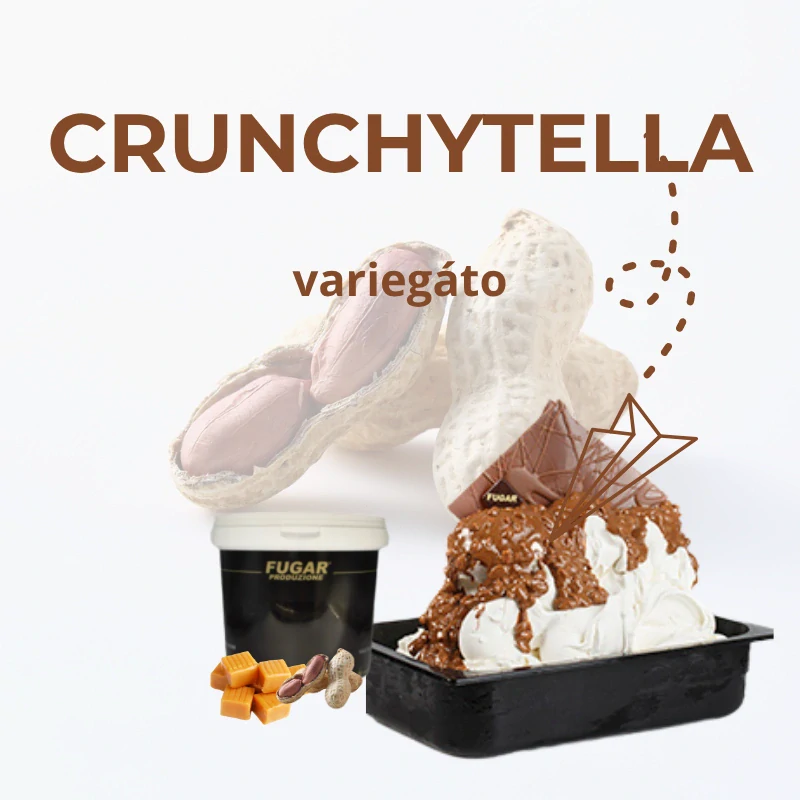 Crunchytella 5kg - variegáto s kúskami arašídových orieškov