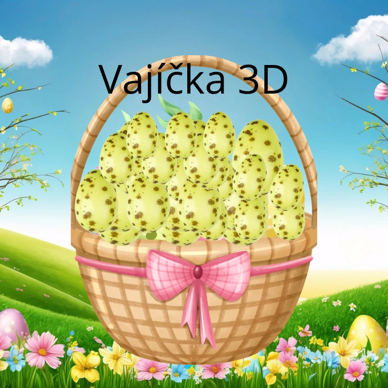 Čokoládovén. dekorácie Veľkonočné mini vajíčka - 3D
