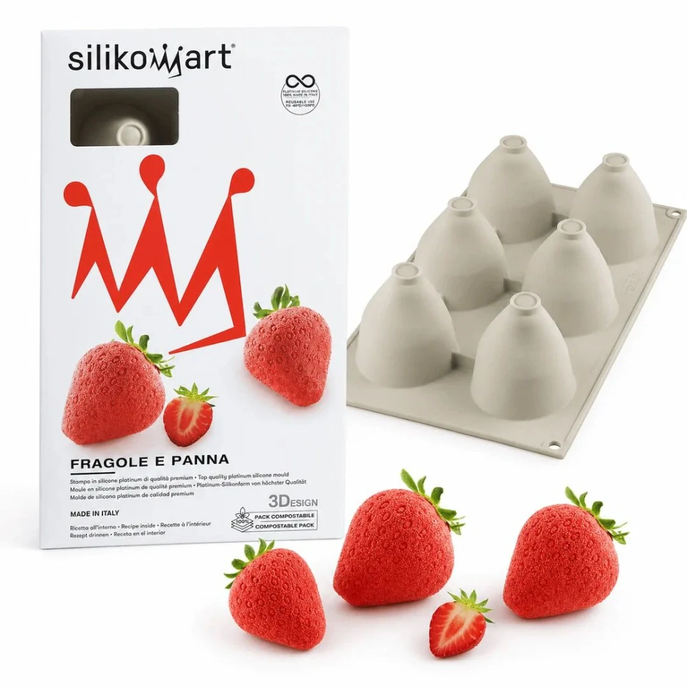 Fragole E Panna 3D - silikónová forma