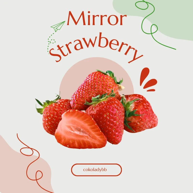 Mirror Strawberry 3 kg - zrkadlová poleva