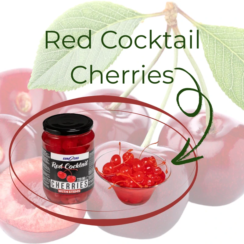 Red Coctail Cherries 720ml