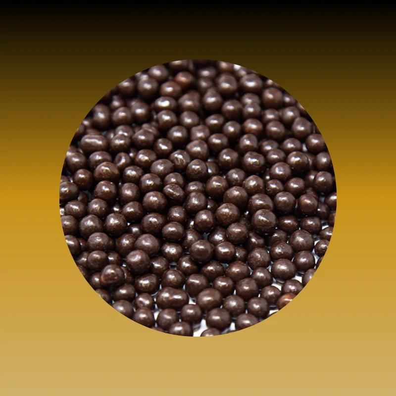 Chruncha Beads Dark 250g -čokládové dekoračné guličky tmavé  