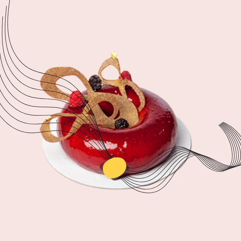 Mirage Frutti Di Bosco 5kg -  zrkadlová poleva lesné plody