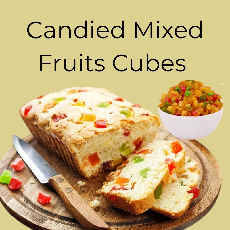 Candied Mixed Fruits Cubes 1kg 