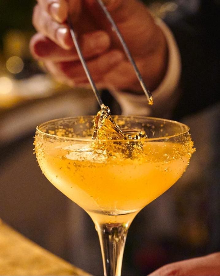 Zlaté jedlé plátky 80x80mm / 25ks