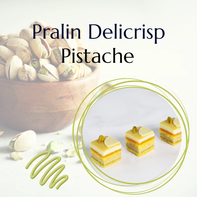 Praline Delicrisp Pistácia 5kg