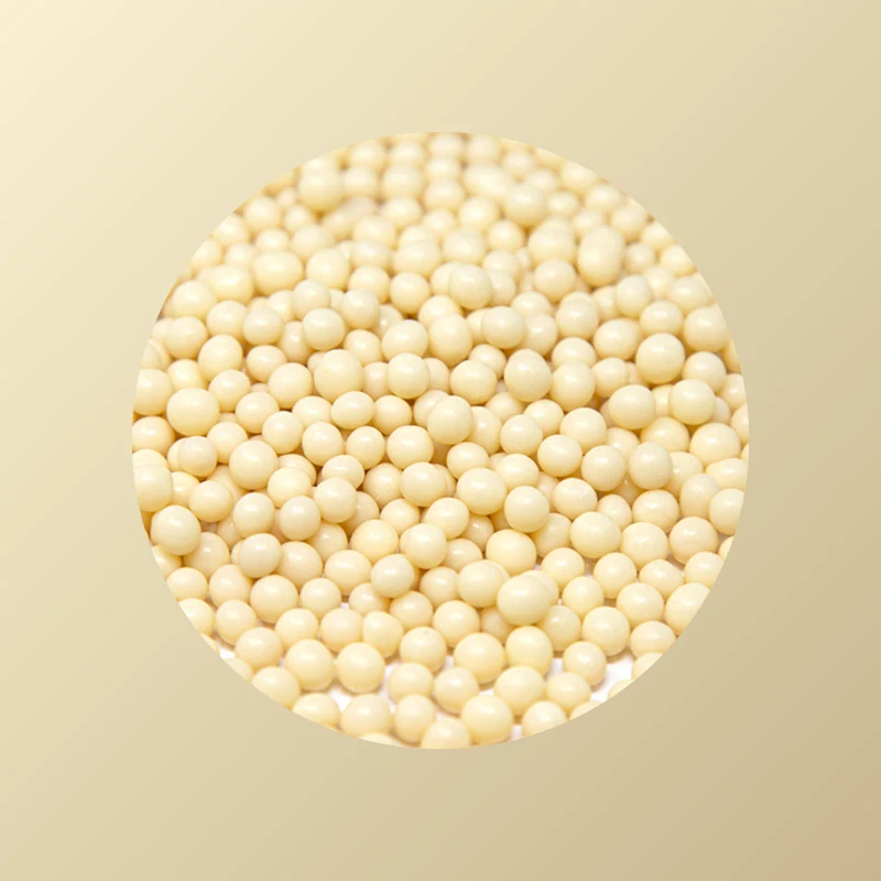 Crunchy Beads white 250g - čokoládové dekoračné guličky biele 