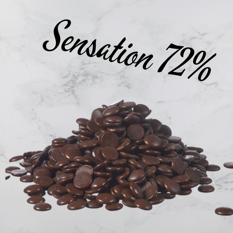 Sensation 72% - Belgická horká čokoláda -10kg
