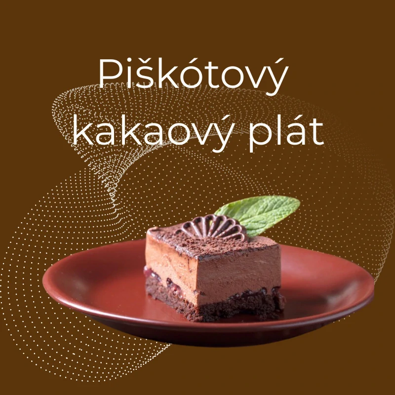 Piškótové pláty kakaové