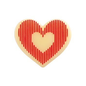 Čokoládové dekorácie GRAPHIQUES - SRDIEČKA