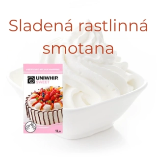 Sladená rastlinná smotana, 1L