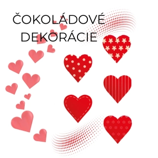 Srdiečka čokoládové 