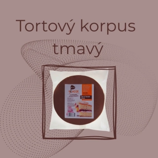 BHB Piškótový tmavý tortový korpus pr.24cm
