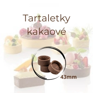 BHB Kakaové tartaletky maslové 43mm/216ks  - blister