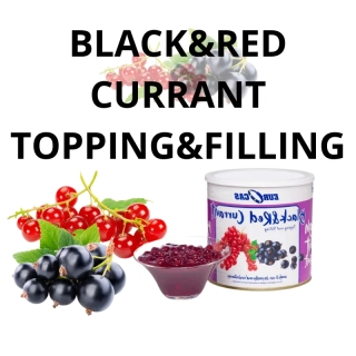 Fruit topping&filling Black and red currant 2,6kg