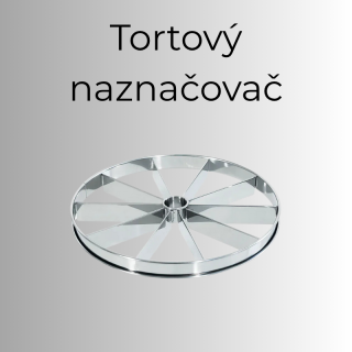 Nerezový naznačovač na tortu