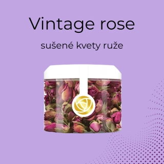 Sušené kvety ružové 