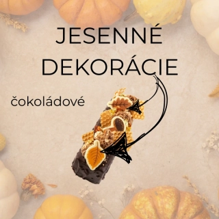 Čokoládový dekor Jeseň 100ks