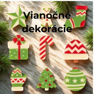 Čokoládové dekorácie mix 3cm/135ks