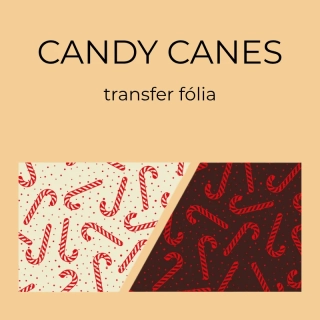 Transfer fólie Candy Canes 