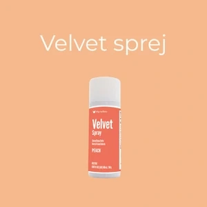 Velvet sprej Peach - broskyňa 400ml