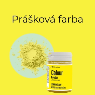 Prášková farba Žltá v tukoch rozpustná 25g