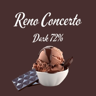 Reno concerto Dark 72% (40-42)/ 10 kg - horká čokoláda