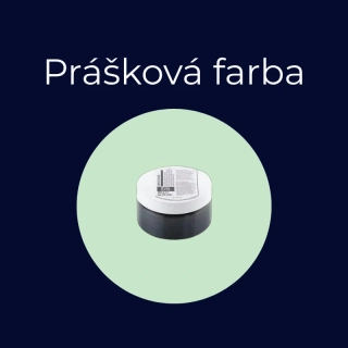 Prášková čierna farb a