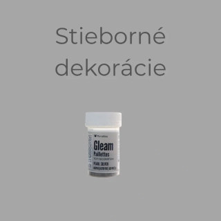 Dekoračné striebro kúsky