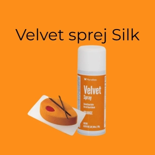 Velvet Silk Spray Orange 400ml - oranžový