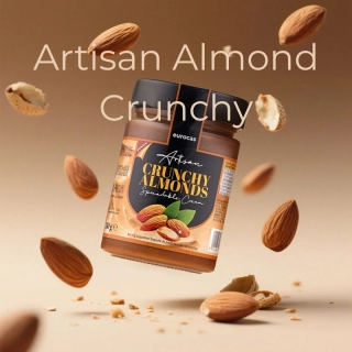 Artisan Almond Chrunchy 350g - mandľový kréms kúskami mandlí