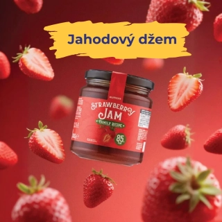 Strawberry Jam 350g - jahodová
