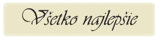 Čokoládový dekor Všetko najlepšie