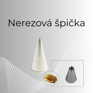 Nerezová špička 6mm