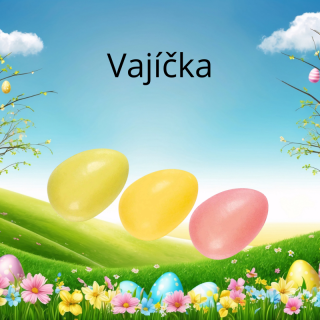 Čokoládový dekor Vajíčka - pastelové
