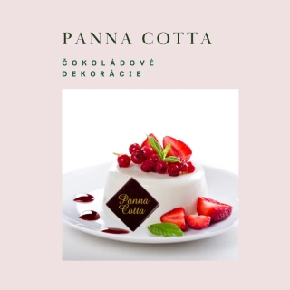 Čokoládové dekorácie - Panna Cotta  440ks