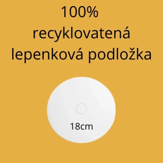 Dekoračný disk 100% recyklovateľný