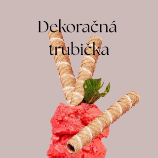 Trubička waflová dekoračná 