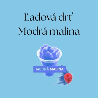 A Ľadová drť Modrá malina 750g