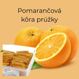 Pomarančová kôra prúžky 1kg