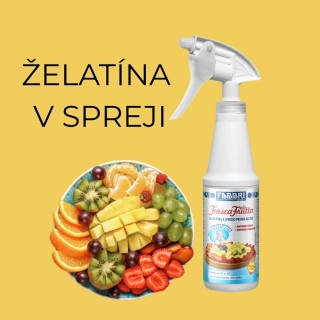 Želatína v spreji  - náplň