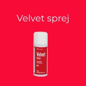 Velvet sprej červený, 400ml