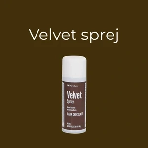 Velvet sprej tmavá čokoláda 