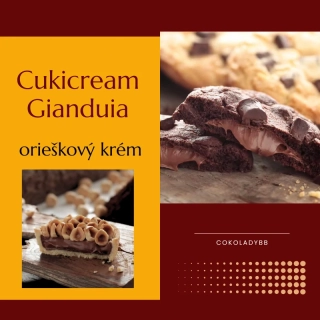 Cukicream Gianduia 5kg - krém s nugátovou chuťou