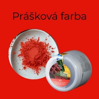Červená prášková farba v tukoch rozpustná 100g