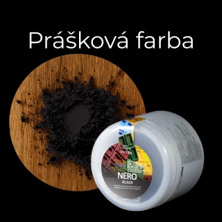 Čierna prášková farba v tukoch rozpustná 100g