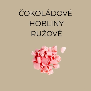 Hobliny ružové čokoládové 1kg