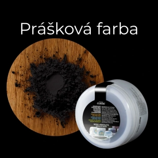 Čierna prášková farba vo vode rozpustná 100g