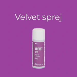 Velvet sprej fialový 400ml
